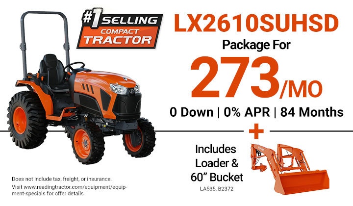 LX2610SUHSD Tractor Package